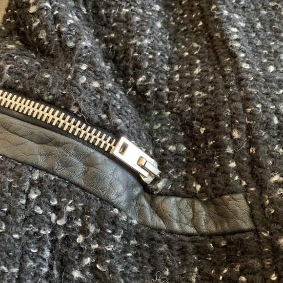 IRO PARIS LIERANE Black Tweed Jacket size 40 - Picture 8 of 11